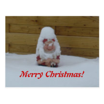 Tomte Nisse, aka jultomten Vykort