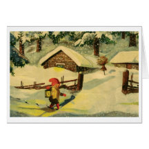 Tomten julkort
