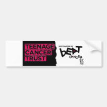 Tonårs- cancerbildekal för takt