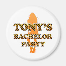 Tonys ungkarlparty kylskåpsnagnet