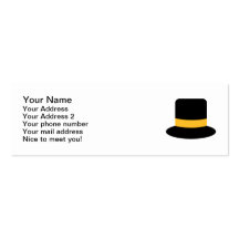 Top hat visitkort mallar