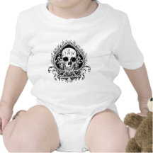 Topp- skalle t-shirts