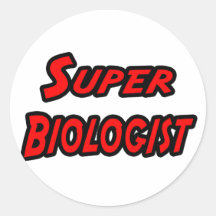 Toppen biolog klistermärke