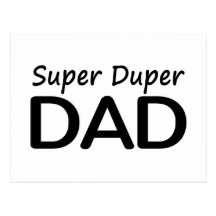 Toppen Duper pappa Vykort