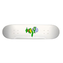 Toppen främmande man skate board deck