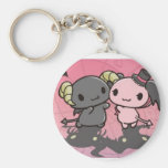 Toppen gullig Keychain. Nyckel Ringar