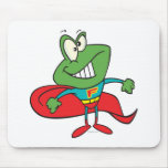 toppen hjältegroda för enfaldig superhero mus matta