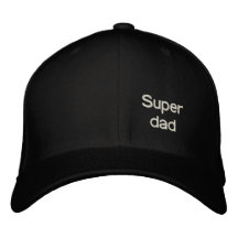 Toppen pappa broderad baseball keps
