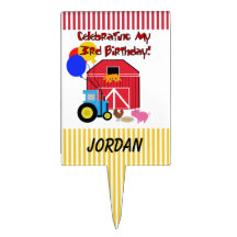 Topper för tårta för födelsedag för personliglantg cake topper