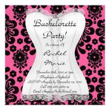 Toppet gulligt Bachelorette party Tillkännagivande