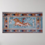 Toreadorfrescoen, Knossos slott, Crete Print