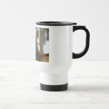 Törstig älgtravel mug kaffe koppar
