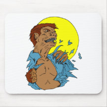 Torterad Werewolf Mus Matta