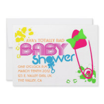 TOTALT BEBIS (80-tal) INVITATION-WHITE