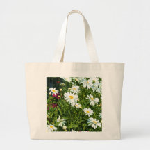 Totot för den Shasta daisyn hänger lös Tote Bags