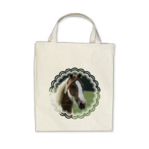 Totot för Pintoponnylivsmedel hänger lös Tote Bags
