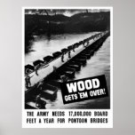 Trä får dem över -- WW2 Posters