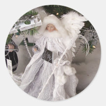 Träd Angel2 Klistermärken