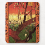 Träd för Van Gogh japanskt blommarplommon, vintage Musmatta