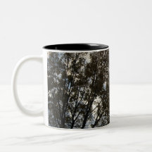 träd kaffe koppar