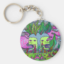 Trädelakt troll nyckel ring