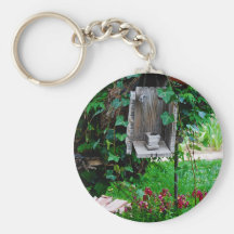 Trädgårds- Candleholder Keychain Nyckelring