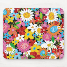 Trädgårds- daisy Mousepad för nyckfull vår blommor Musmatta