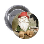 Trädgårds- Gnome Knapp Med Nål