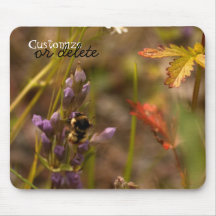 Trädgårds- HoneyBee; Anpassade Musmatta