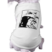 Trädgårds- Lady. för nöje T-shirt För Hundar