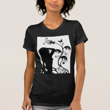 Trädgårds- Lady. för nöje Tshirts