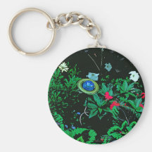 Trädgårds- Orb Keychain Nyckelring