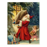Traditionell Santa Vykort