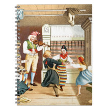 Traditionell skandinavisk familj antecknings bok