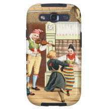 Traditionell skandinavisk familj galaxy SIII skydd