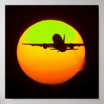 trafikflygplansol affischer