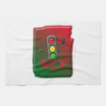Trafikstockning Handhanduk