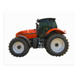 traktor vykort
