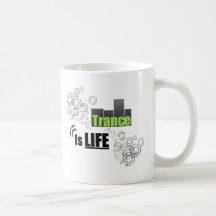 Trancen är liv kaffe muggar