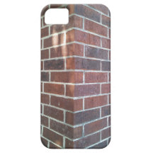 Tränga någon av en röd tegelstenbyggnad iPhone 5 Case-Mate skal