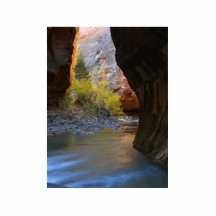 Trångt pass i den Zion nationalparken Photo Cut Out