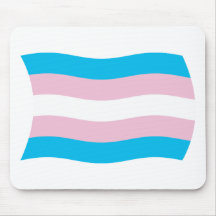Transgenderprideflagga Mousepad Musmatta