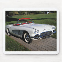 Transport 077, klassikerbilar, corvette, en klassi mus matta