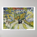 Trappa på Auvers av Vincent Van Gogh Posters