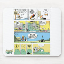 Träsktecknadsamling Mousepad Musmattor