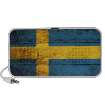 Träsverigeflagga PC Högtalare
