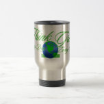 Travel mug för rostfritt stål för tänkagrönt 3 mugg