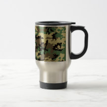 Travel mug för skogsmarkCamo rostfritt stål Mugg