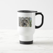 Travel mug för snöLeopard Mugg