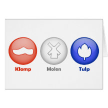 Tre holländska symboler kort